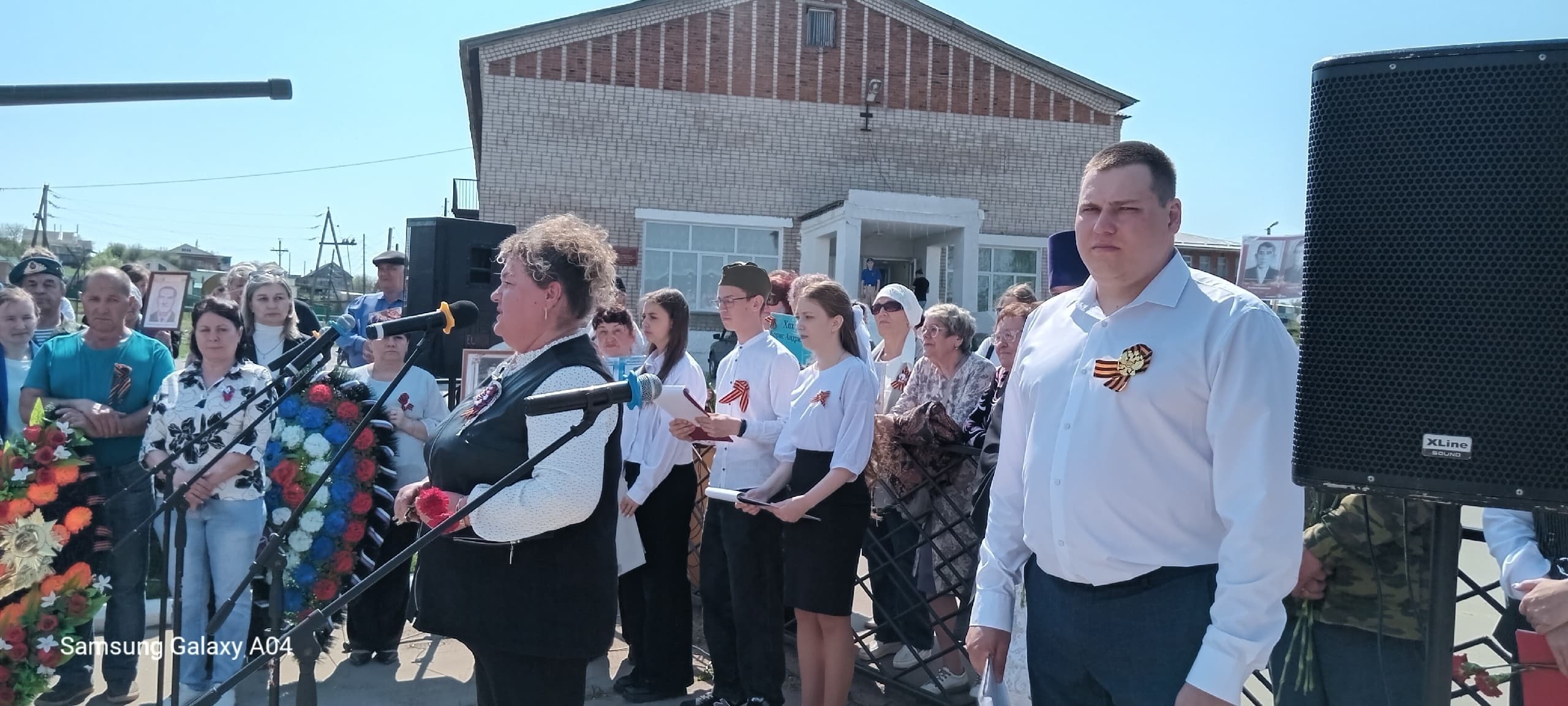 Торжественный митинг ко Дню Победы в Калинино