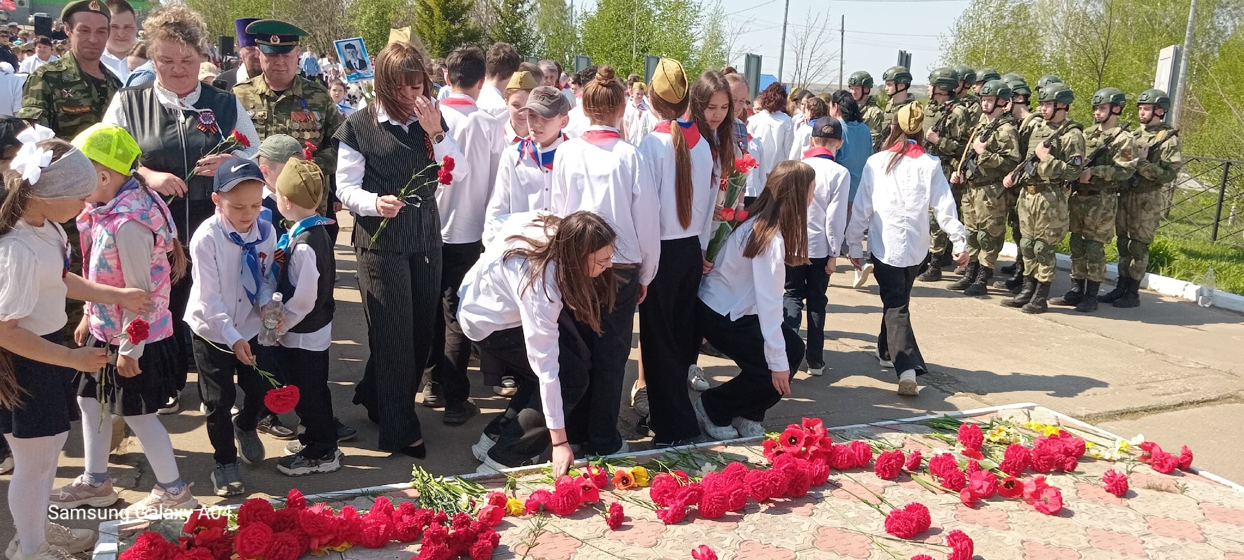 Торжественный митинг ко Дню Победы в Калинино