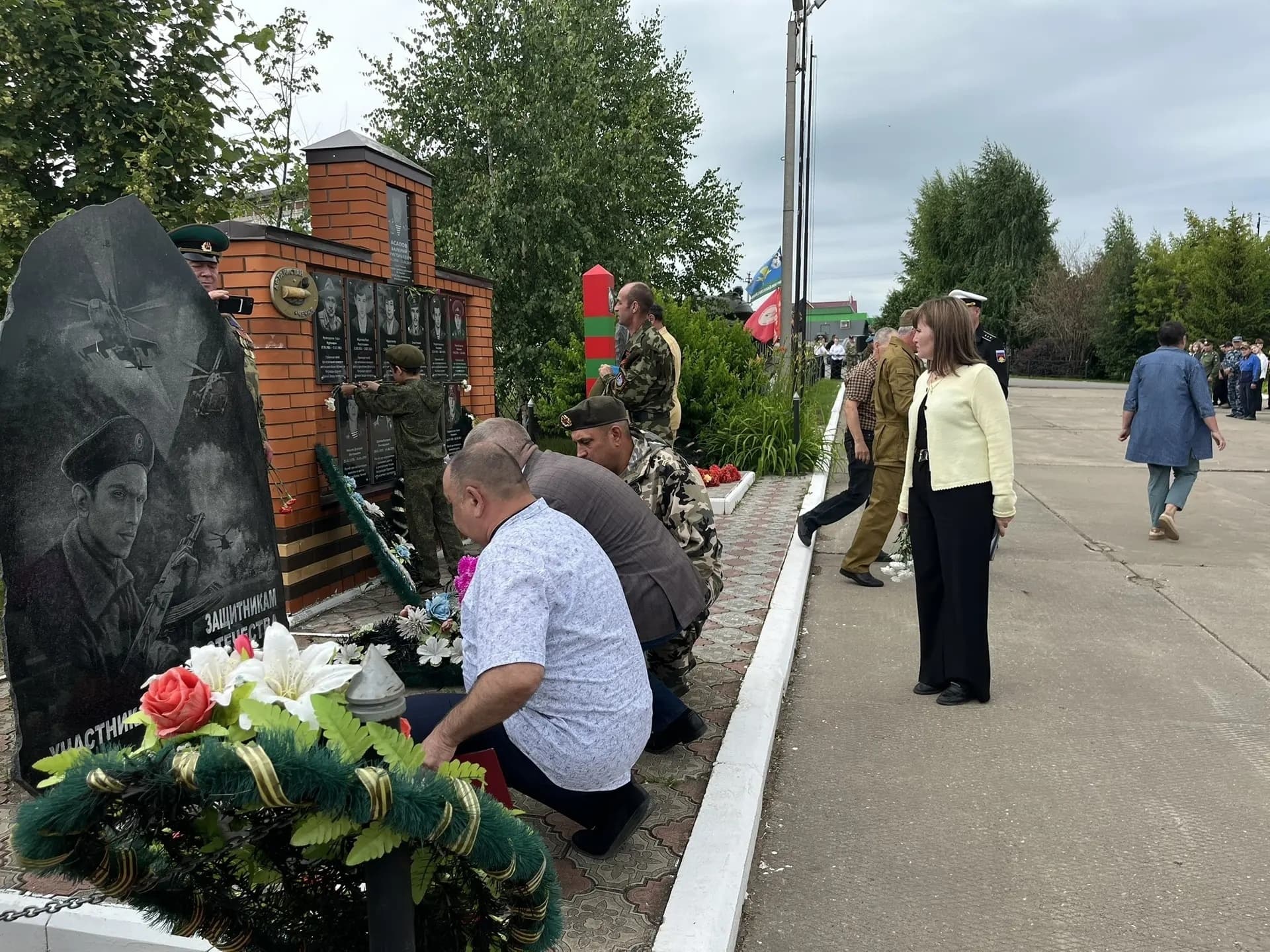 В Калинино открыта мемориальная доска ветерану Афганской войны Ильдару Гильмутдинову