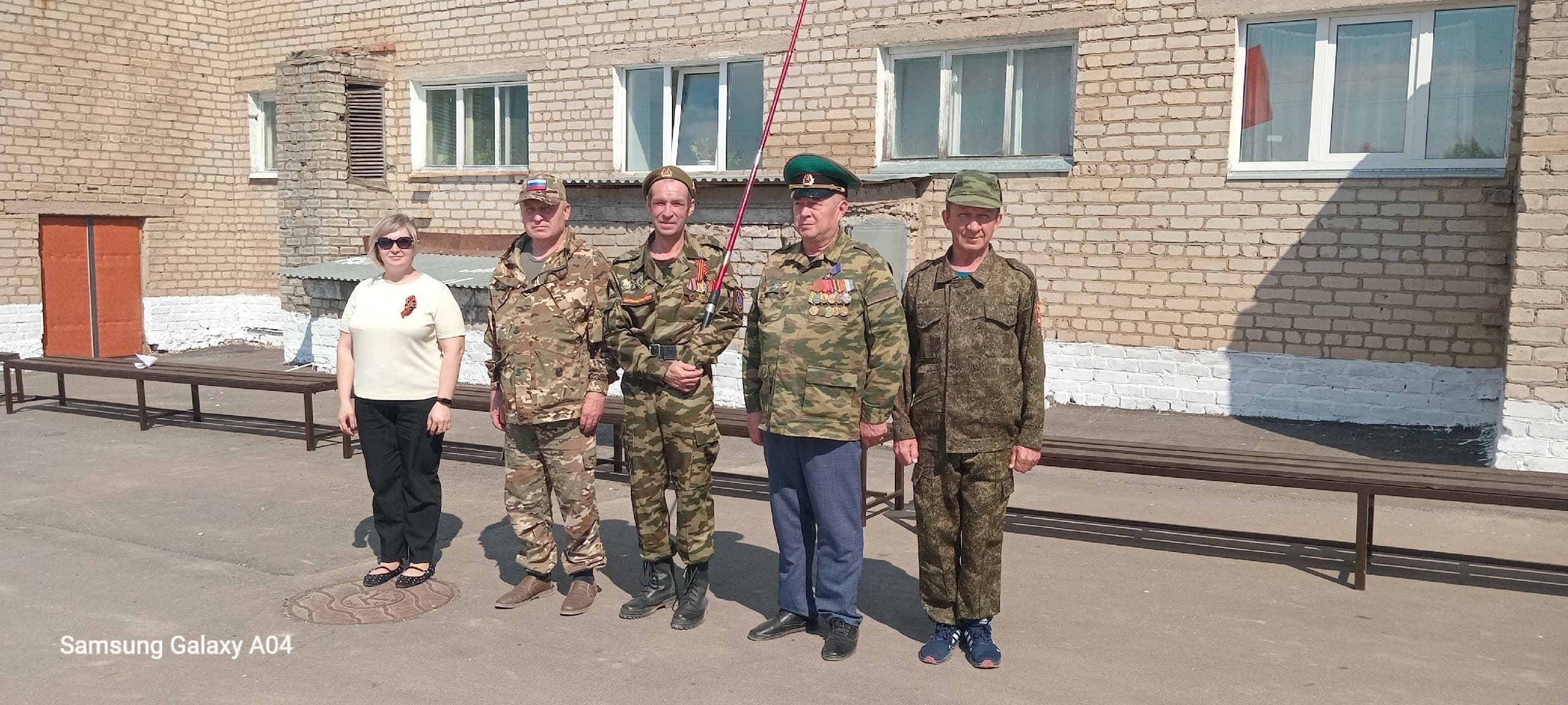 Смотр песни и строя учащихся школы прошёл в Калинино