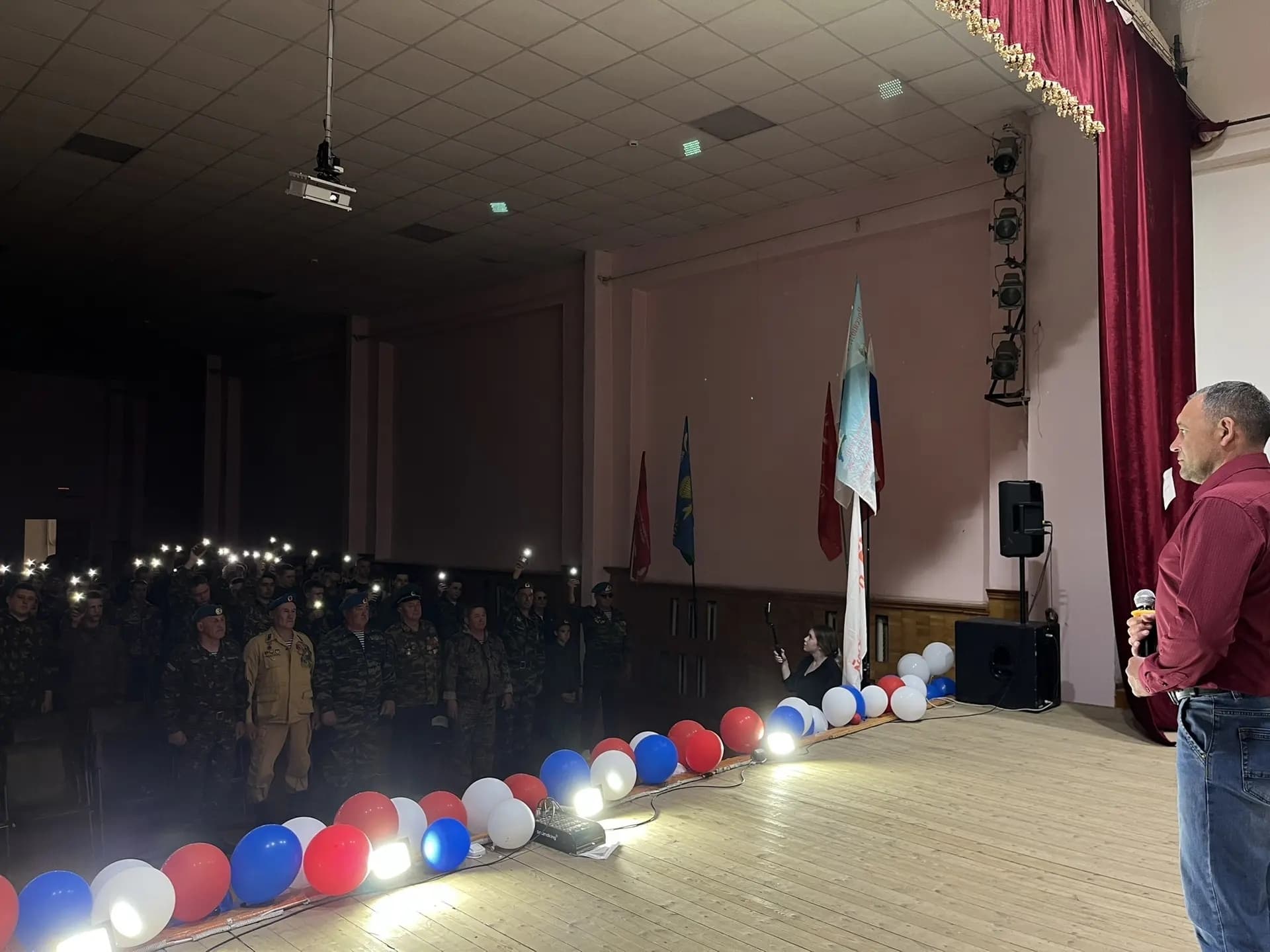 Концерт для участников военно-полевых сборов в Савальском политехникуме